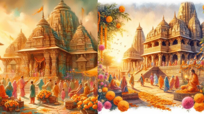 Ram Mandir Ayodhya AI Images