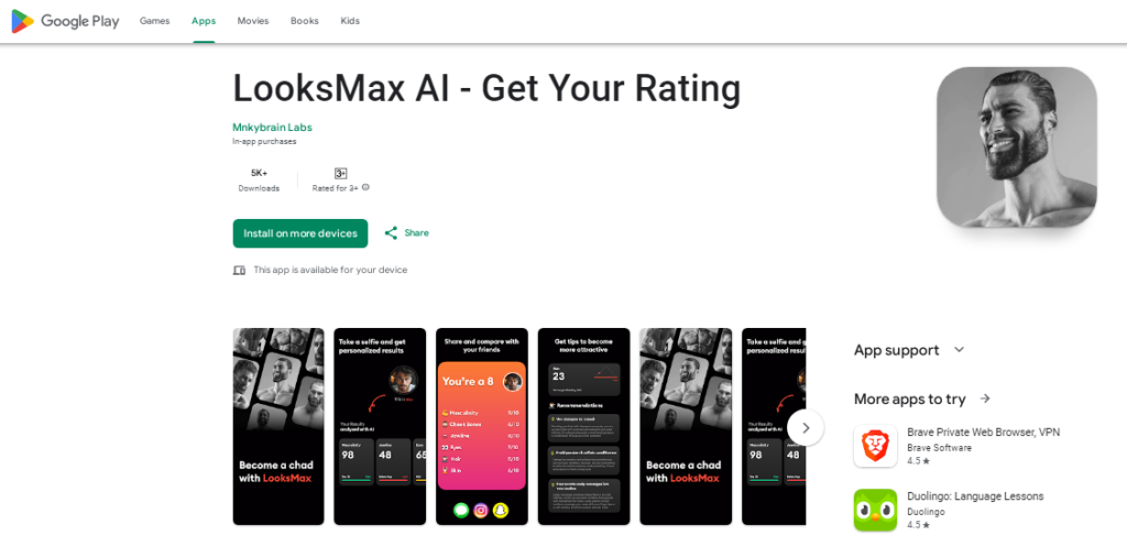 Looksmaxing AI  App Download