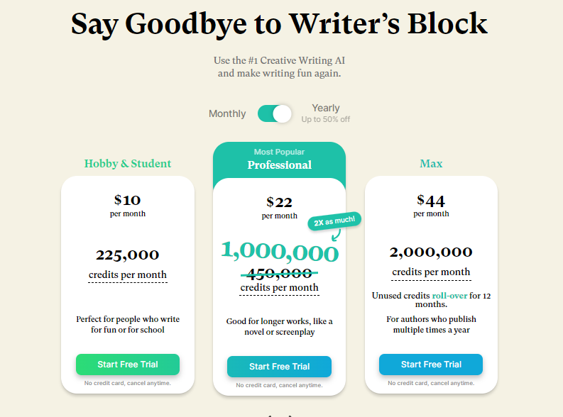 Sudowrite Pricing Alternative And Review