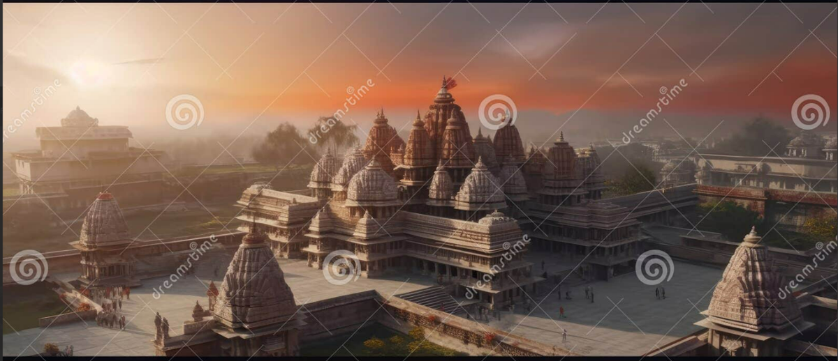 Ram Mandir AI images