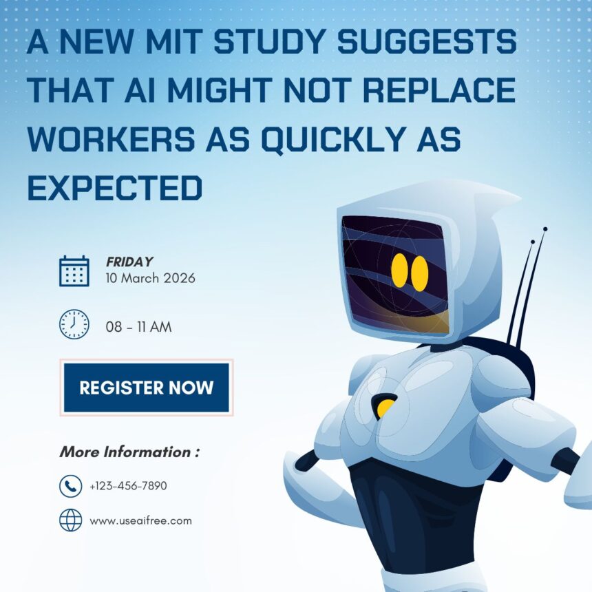 A New Mit Study Suggests That Ai Might Not Replace Workers As Quickly As Expected