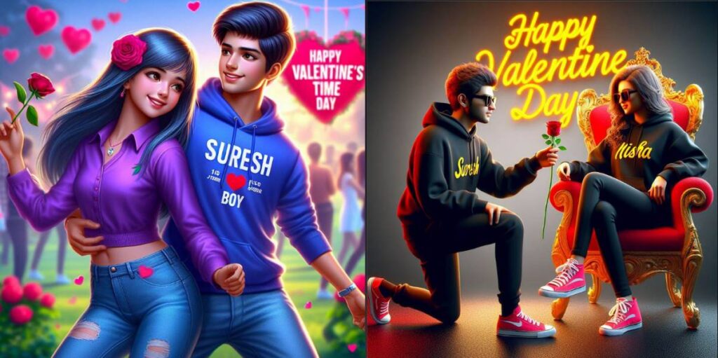 Happy Valentine Day AI Photo Editing Prompt