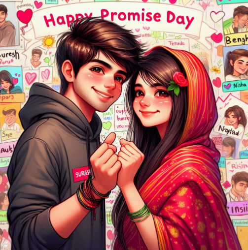 Happy Promise Day AI Photo Editing Prompt