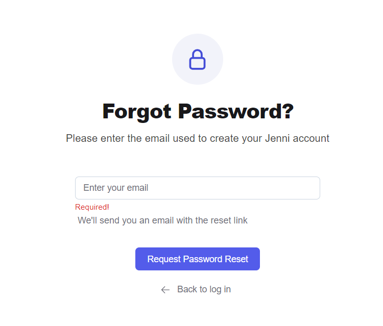 Resetting Your Jenni AI Password