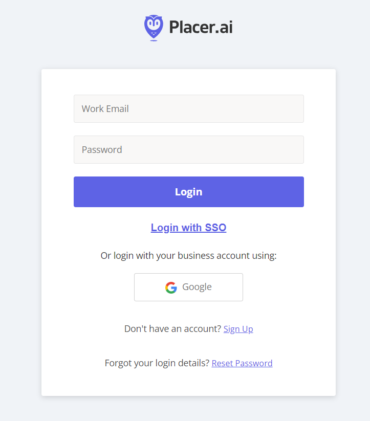 Placer.ai Login