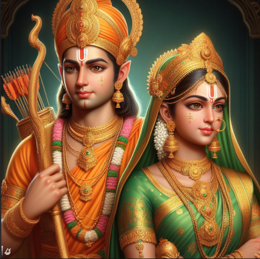 Ram Sita AI Images Editing Prompt