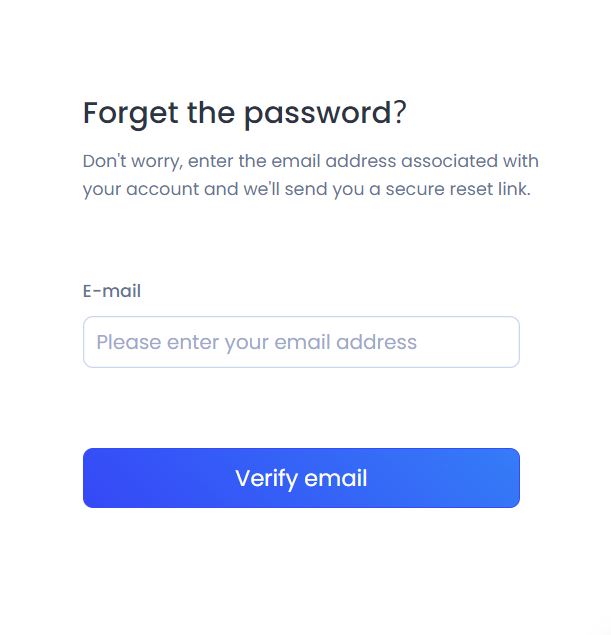 Kreado AI Forgot Password