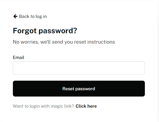 Undetectable AI Forgot Password