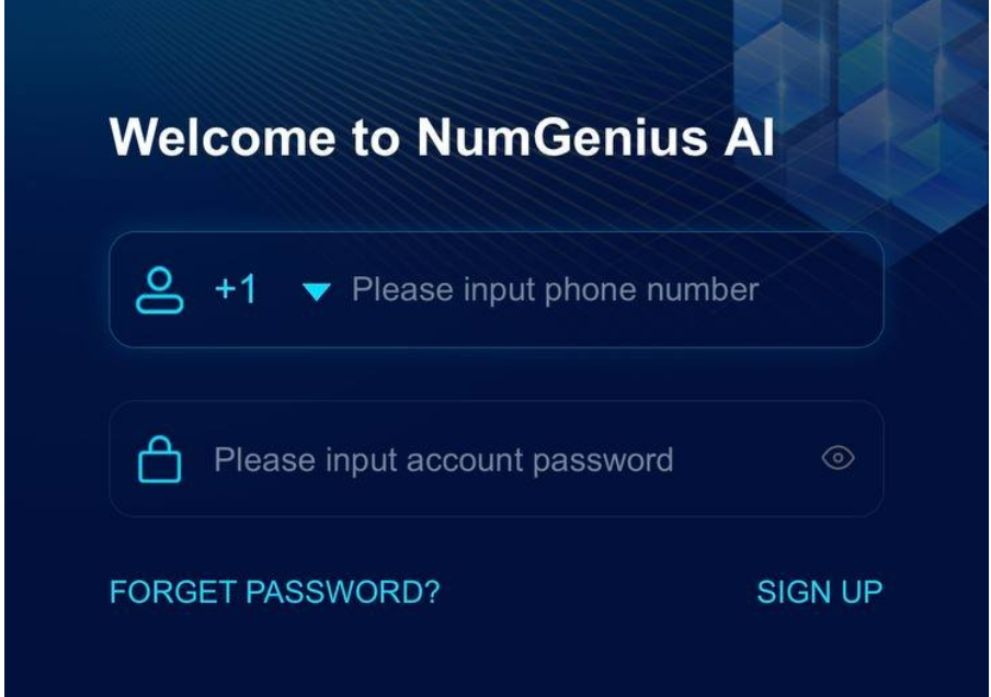 Numgenius AI Signup