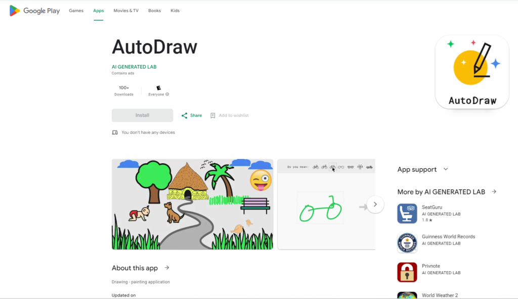 AutoDraw AI App download