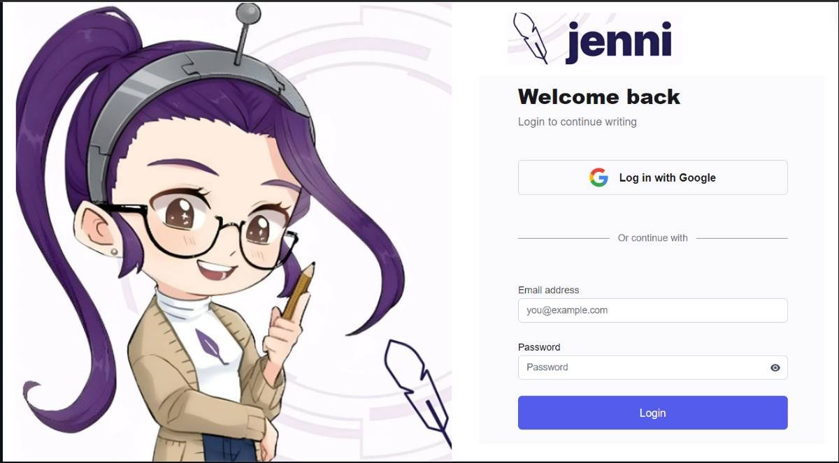 Jenni AI Login