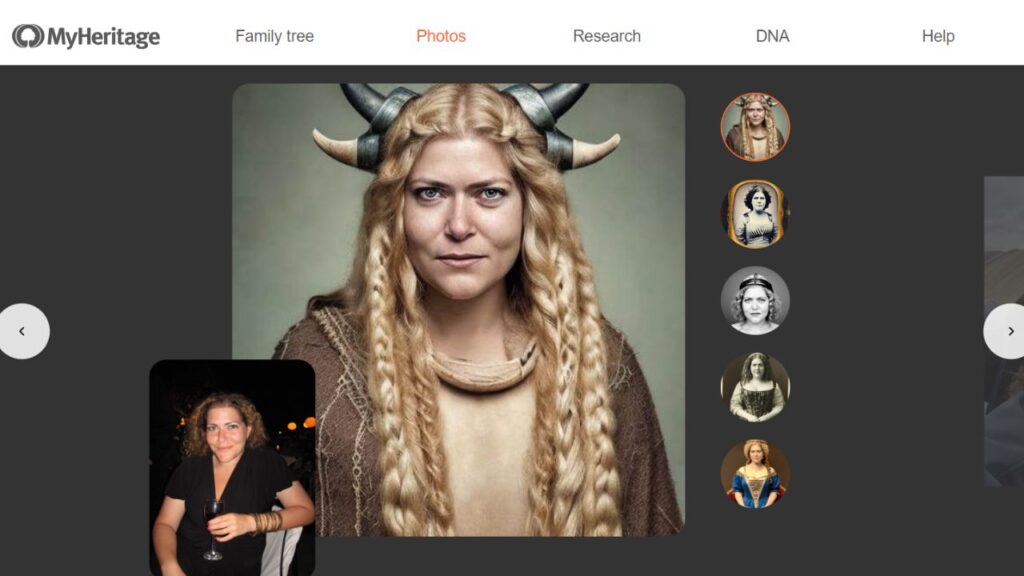 myheritage ai time machine free