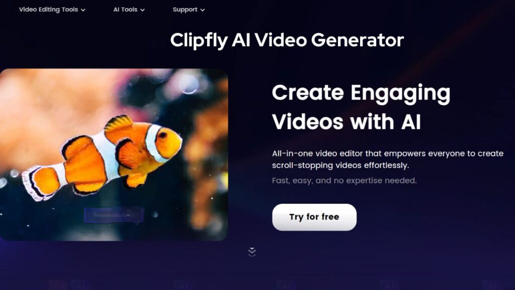 Clipfly AI Video Generator