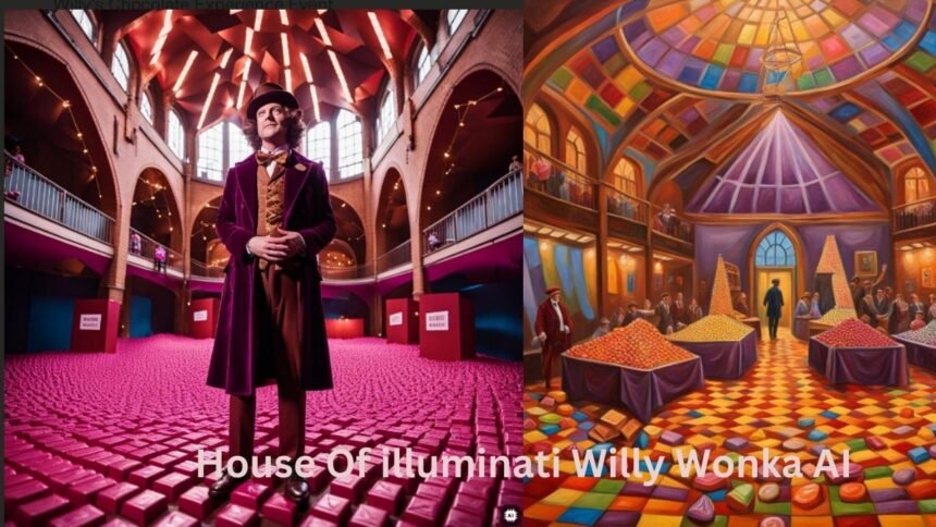 House Of illuminati Willy Wonka AI