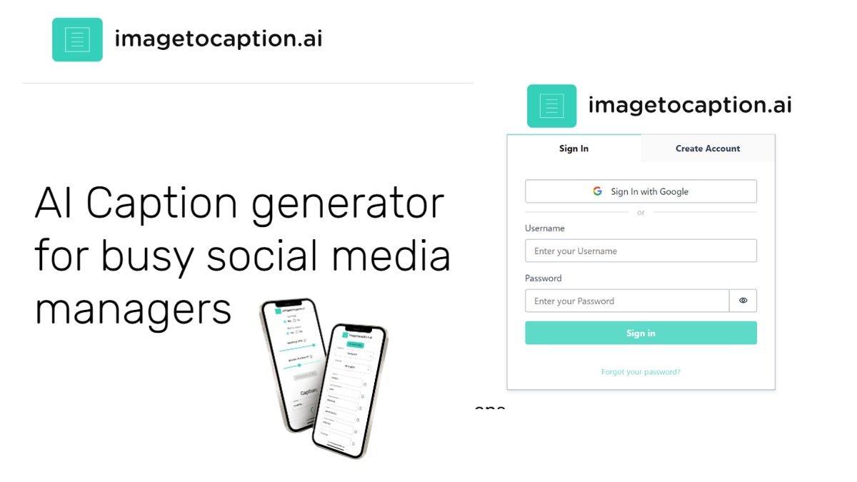 Imagetocaption AI Login